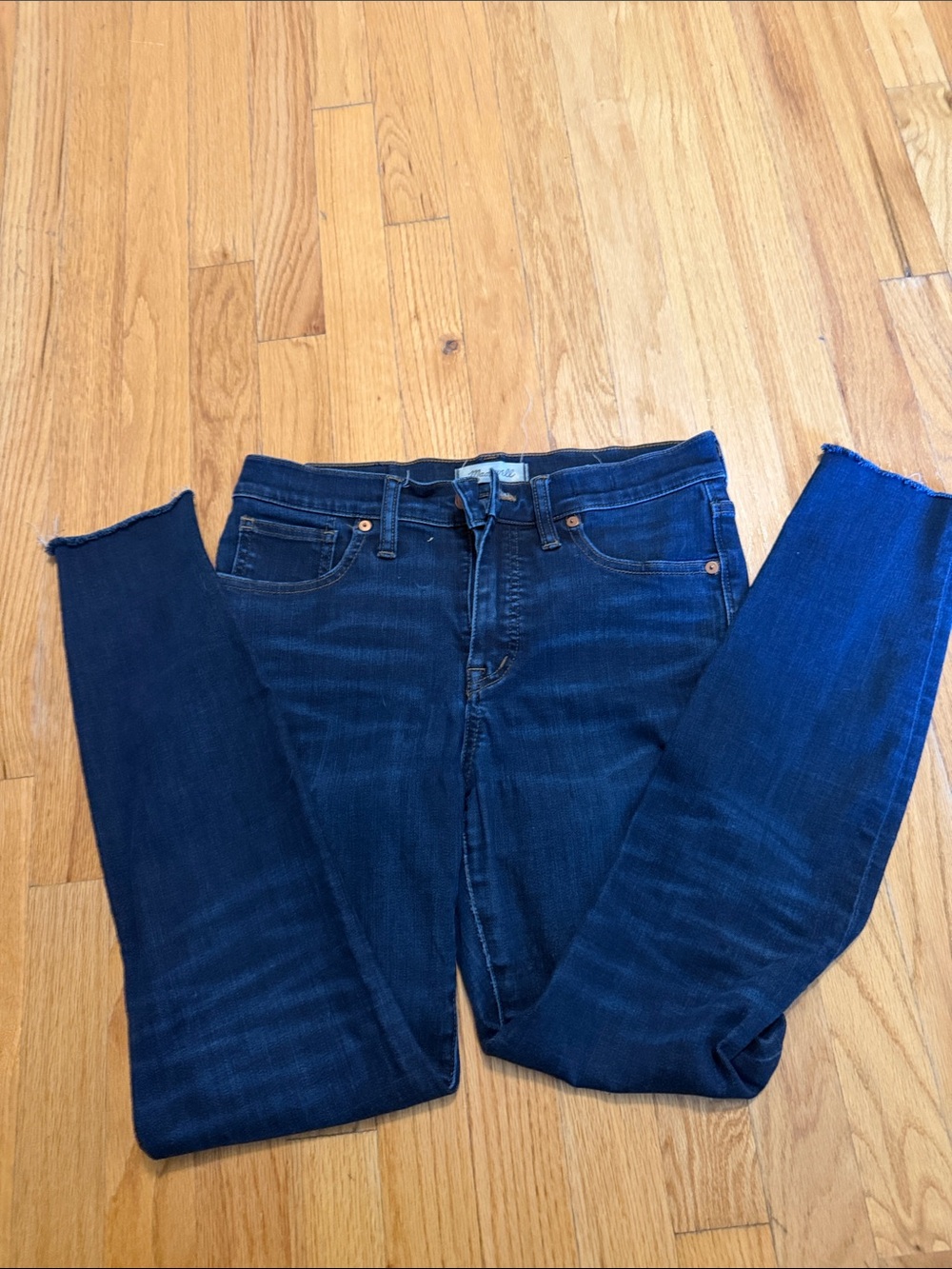 Madewell Dark Blue Skinny Jeans